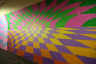 Illustration for article titled This Subway Tunnel Looks Like A Portal To A Psychedelic Fantasy World